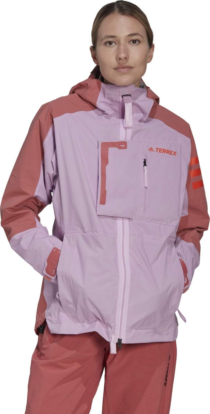 Women's Terrex Xploric RAIN.RDY Mountain Jacket Blilil/Wonred Adidas