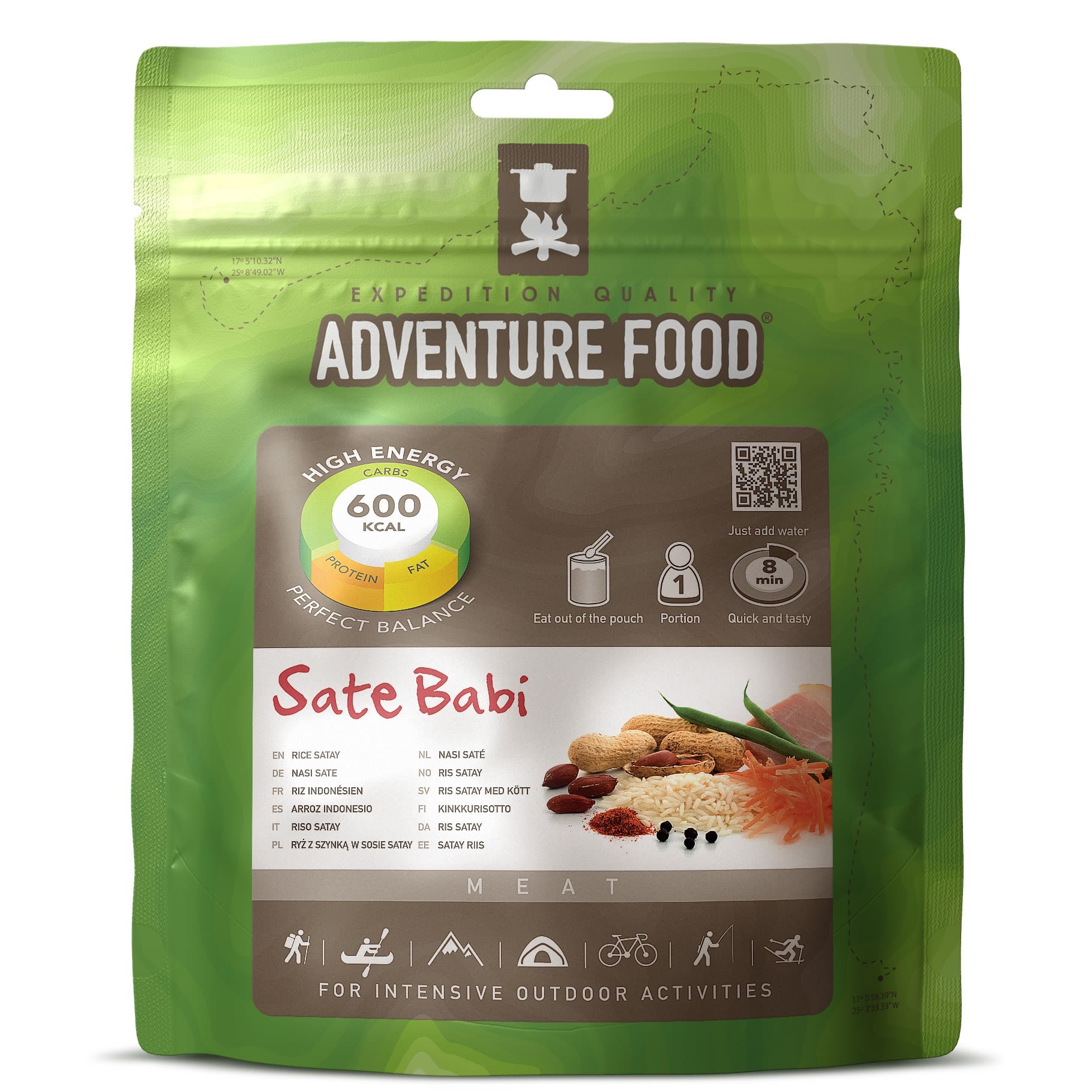 Adventure Food Rice Satay Nocolour