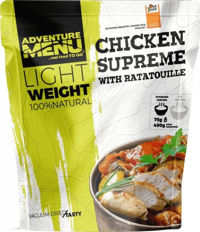Chicken Supreme With Ratatouille (Large Portion) Nocolour Adventure Menu