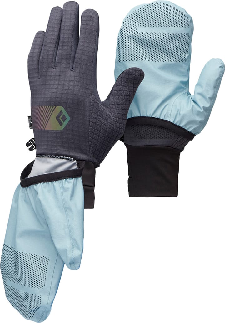 Black Diamond Gridtech Storm Hood Gloves Carbon-Glacier Black Diamond