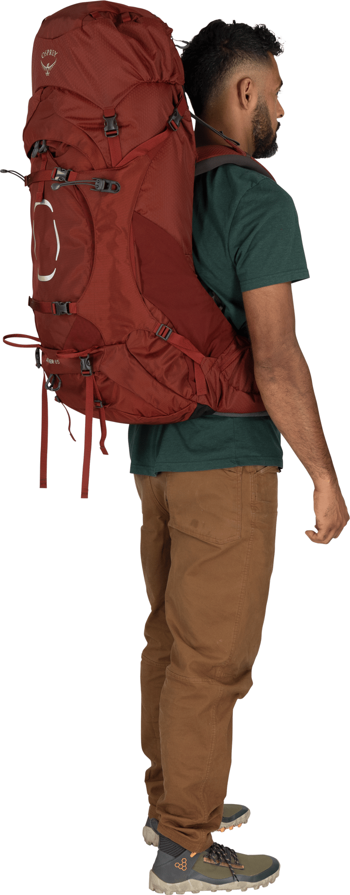Osprey Men's Aether 65 Acorn Red Osprey Osprey Men's Aether 65 Acorn Red Osprey