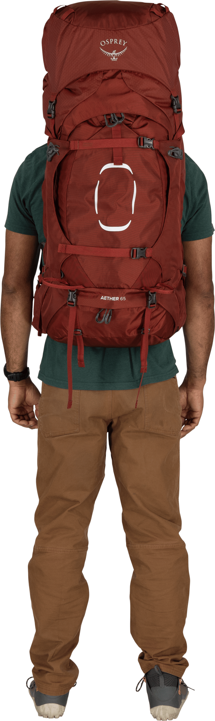 Osprey Men's Aether 65 Acorn Red Osprey Osprey Men's Aether 65 Acorn Red Osprey