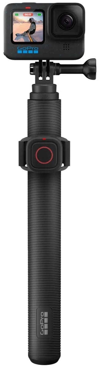 GoPro Extension Pole + Wp Shutter Remote Hero12, Hero11 Black