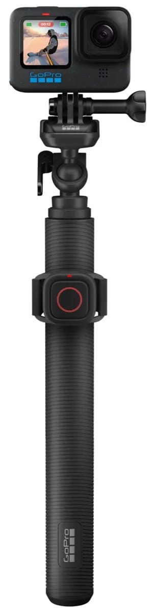 GoPro Extension Pole + Wp Shutter Remote Hero12, Hero11 Black