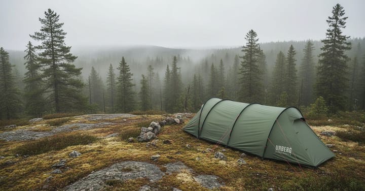Urberg 4-Person Trekking Tunnel Tent G2 Kombu Green Urberg