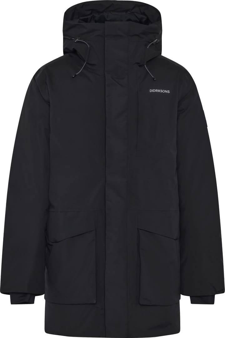 Didriksons Men's Akilles Parka 2 Black Didriksons Didriksons Men's Akilles Parka 2 Black Didriksons