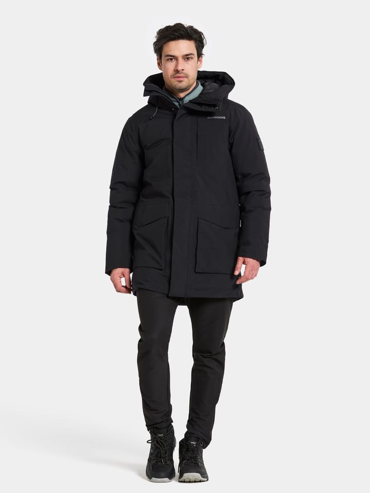 Didriksons Men's Akilles Parka 2 Black Didriksons Didriksons Men's Akilles Parka 2 Black Didriksons