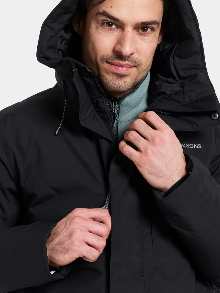 Didriksons Men's Akilles Parka 2 Black Didriksons Didriksons Men's Akilles Parka 2 Black Didriksons