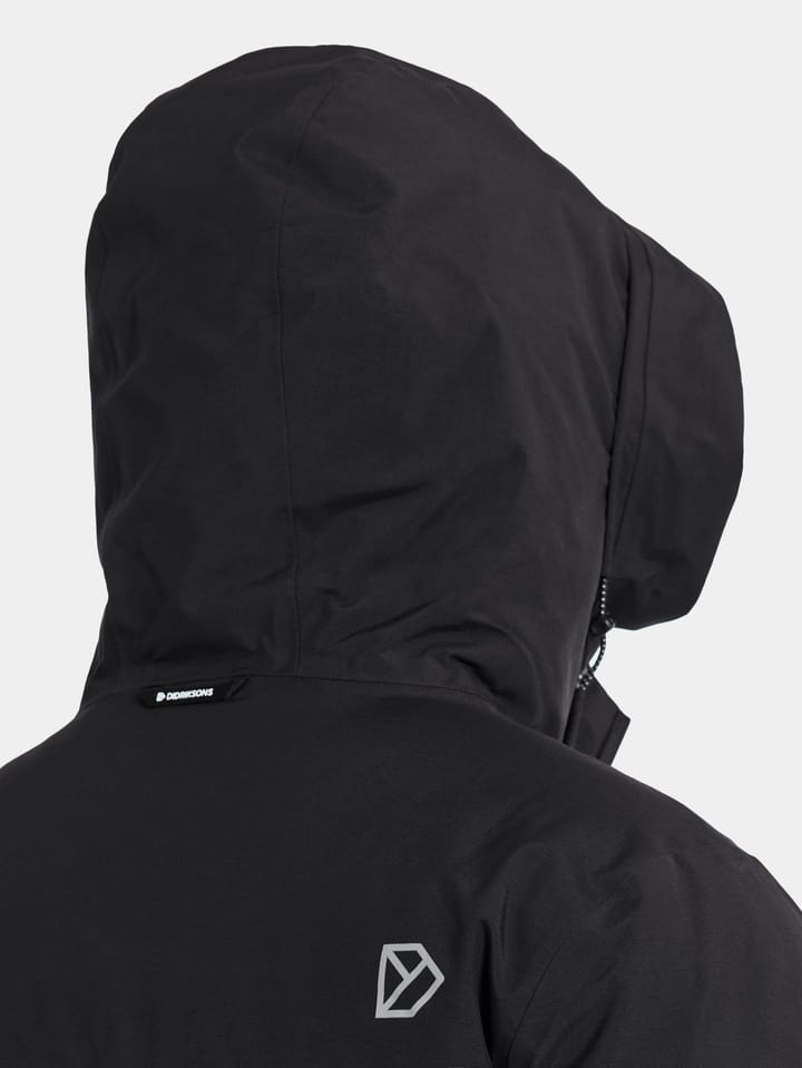 Didriksons Men's Akilles Parka 2 Black Didriksons Didriksons Men's Akilles Parka 2 Black Didriksons