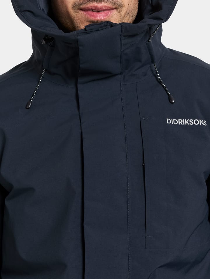 Didriksons Men's Akilles Parka 2 Dark Night Blue Didriksons Didriksons Men's Akilles Parka 2 Dark Night Blue Didriksons