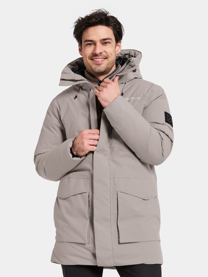 Didriksons Men's Akilles Parka 2 Ash Brown Didriksons