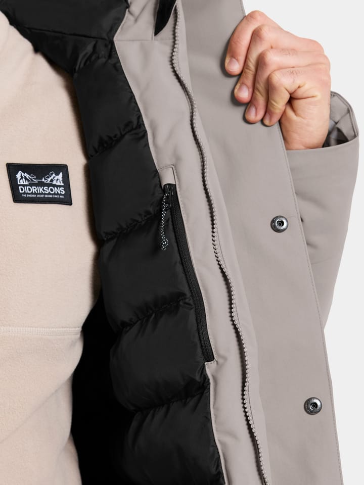 Didriksons Men's Akilles Parka 2 Ash Brown Didriksons