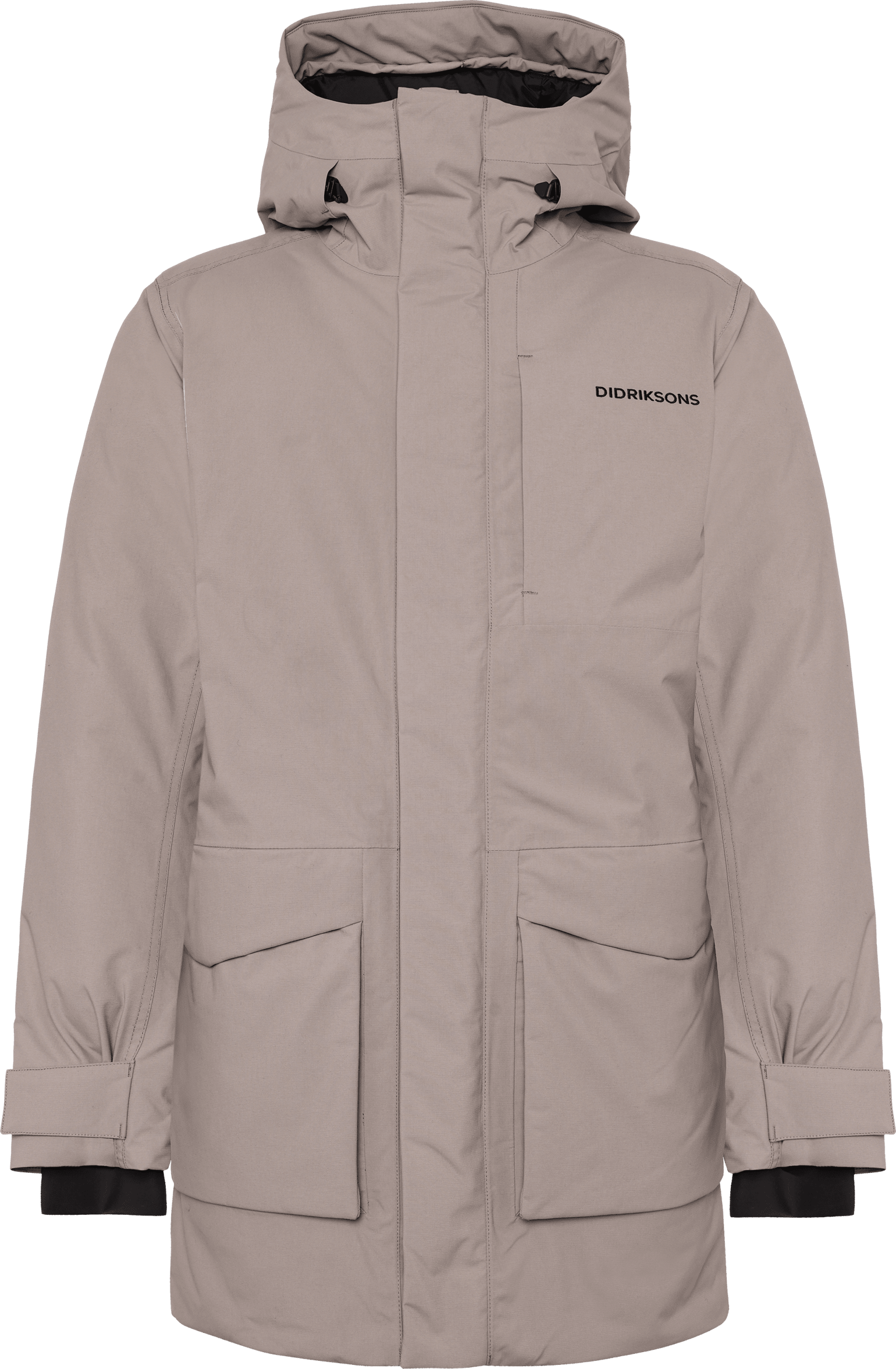 Didriksons Men's Akilles Parka Ash Brown