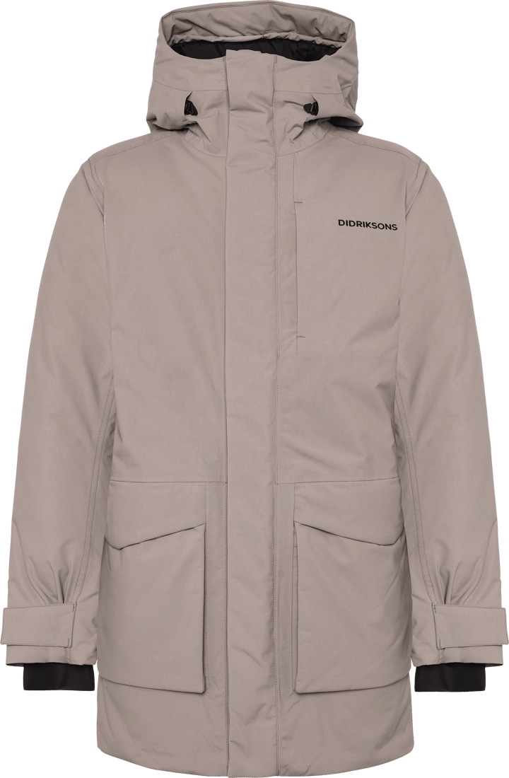 Didriksons Men's Akilles Parka Ash Brown Didriksons