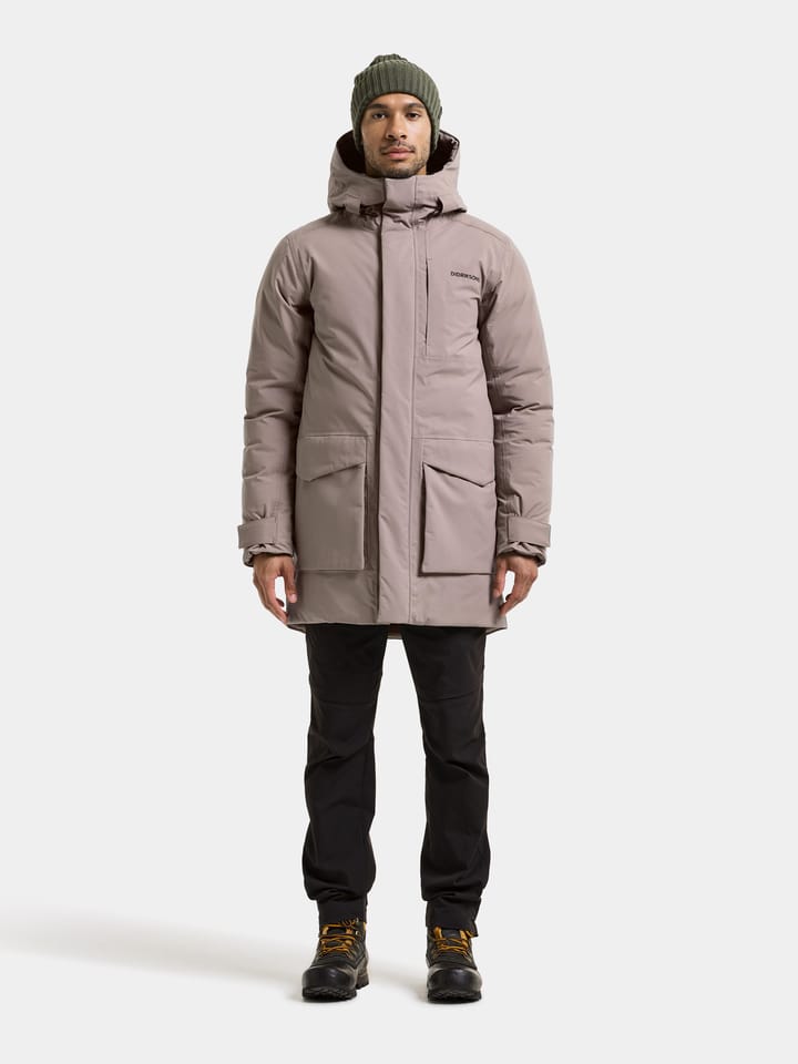 Didriksons Men's Akilles Parka Ash Brown Didriksons