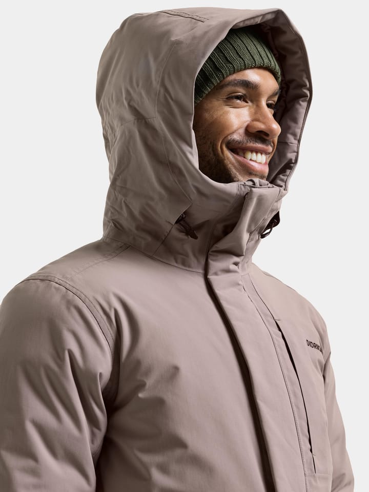 Didriksons Men's Akilles Parka Ash Brown Didriksons