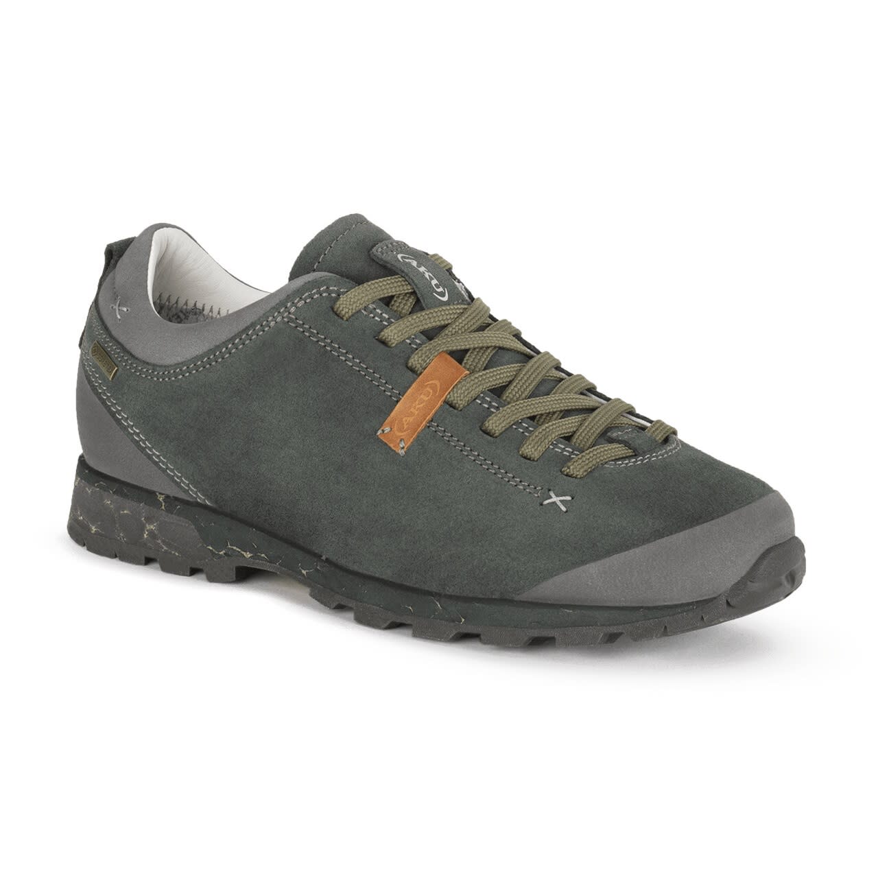 Aku Women's Bellamont 3 Suede Gore-Tex Green/Grey Sneakers 39