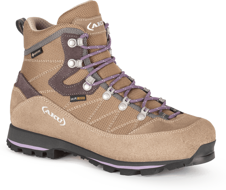 Aku Women's Trekker Lite III Wide Gore-Tex Beige/Deep Violet Aku
