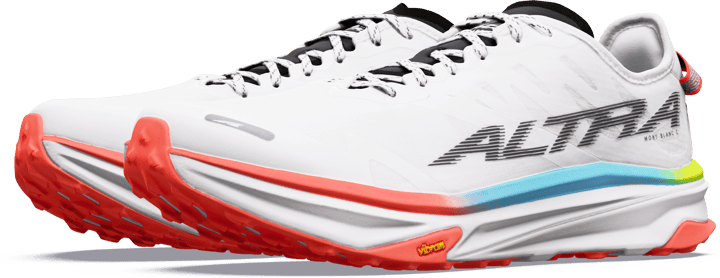 Altra Men's Mont Blanc Carbon White/black/firey Coral Altra