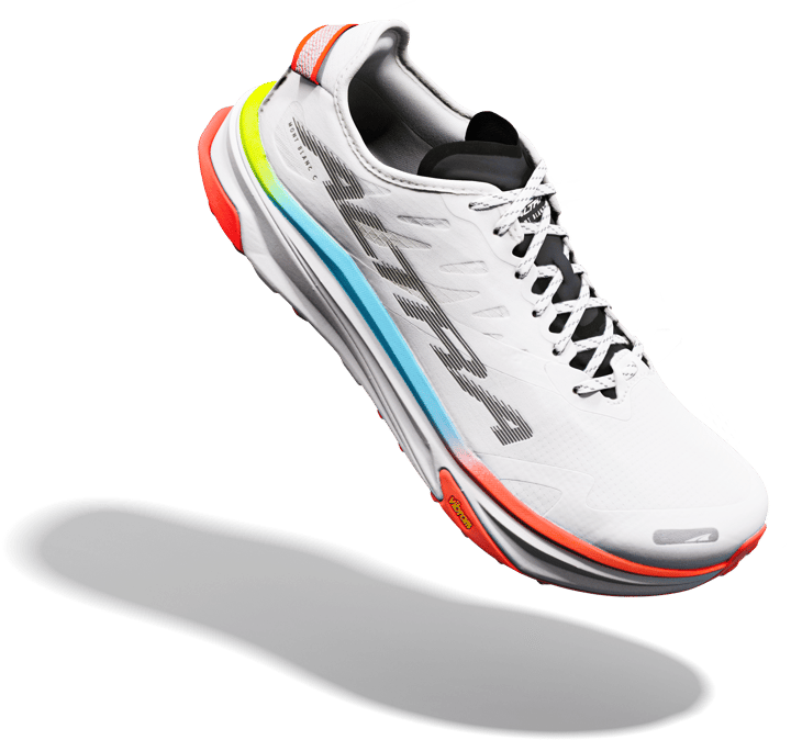 Altra Men's Mont Blanc Carbon White/black/firey Coral Altra