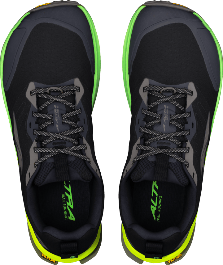 Altra Men's Lone Peak 9+ Black/Dark Gull Grey/Green Gecko Altra