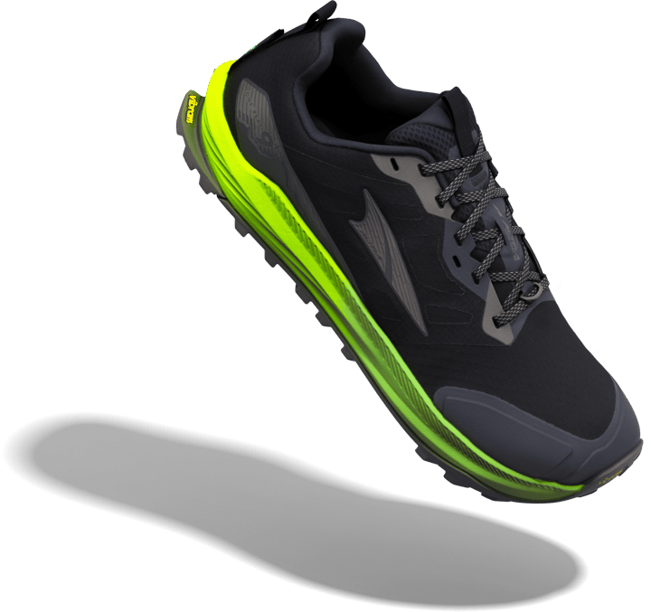 Altra Men's Lone Peak 9+ Black/Dark Gull Grey/Green Gecko Altra