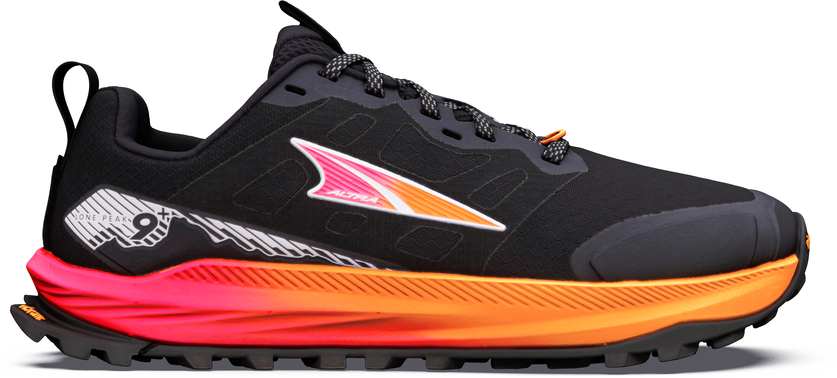 Altra Women's Lone Peak 9+ Black/Knockout Pink/White