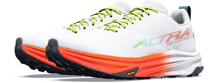 Altra Men's Mont Blanc Speed White/Fiery Coral/Vapor Blue Altra