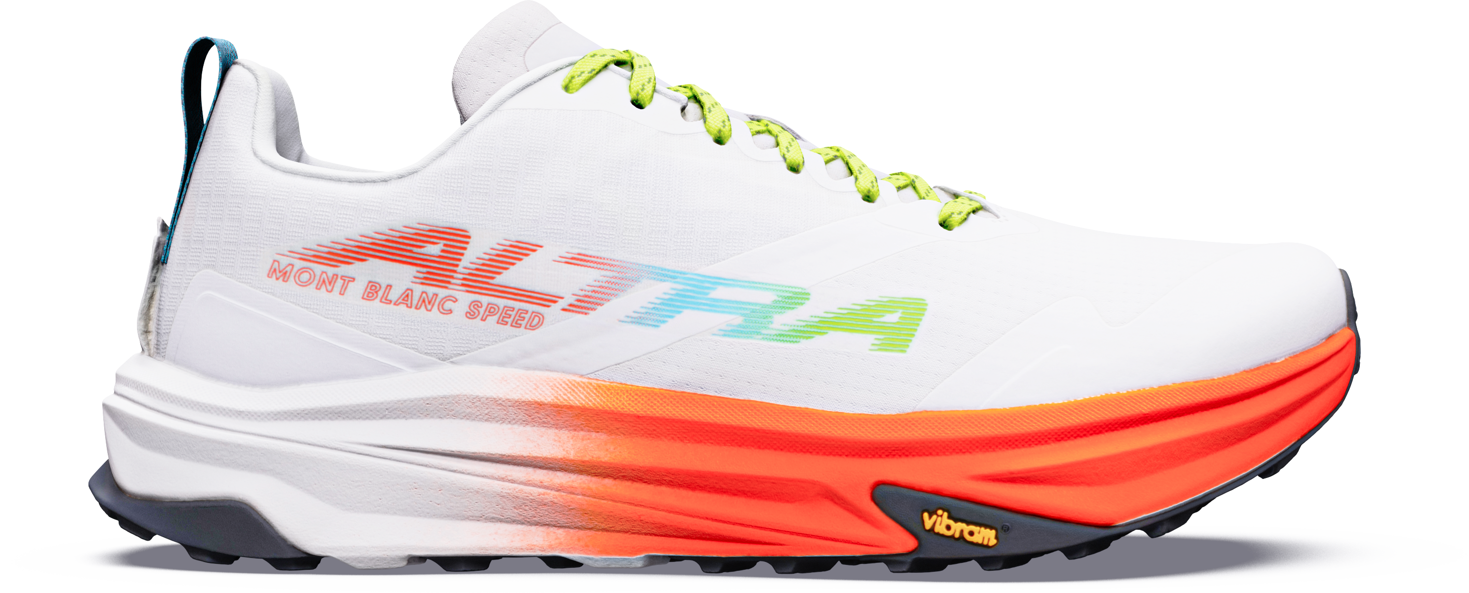 Altra Men's Mont Blanc Speed White/Fiery Coral/Vapor Blue