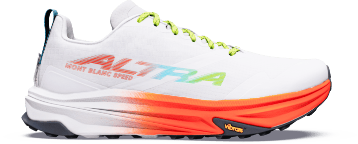 Altra Men's Mont Blanc Speed White/Fiery Coral/Vapor Blue Altra