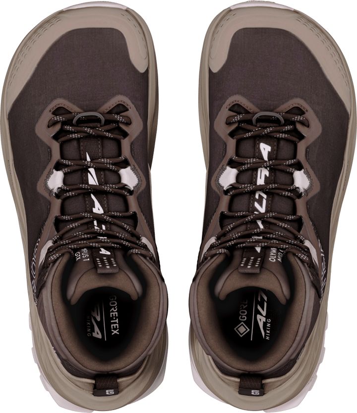 Altra Women's Olympus 7 Mid GORE-TEX Chocolate Torte/Mountain Trail/Whisper Pink Altra
