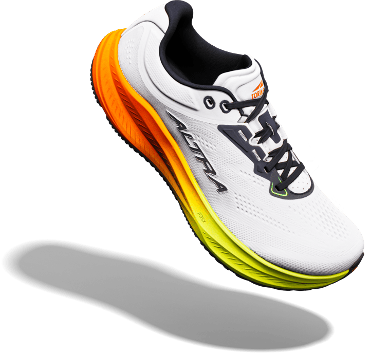 Altra Men's Torin 9 White/Black/Safety Yellow Altra