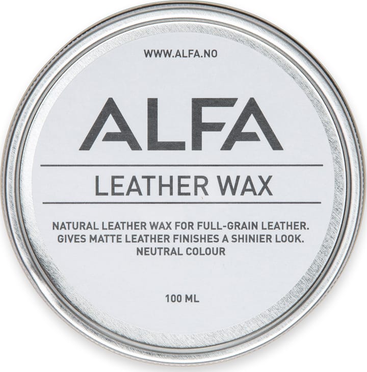 Alfa Alfa Leather Wax NoColour Alfa