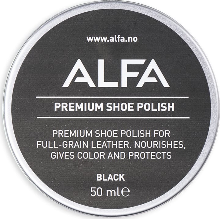 Alfa Alfa Shoe Care Polish Black Alfa