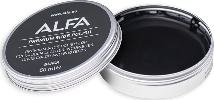 Alfa Alfa Shoe Care Polish Black Alfa