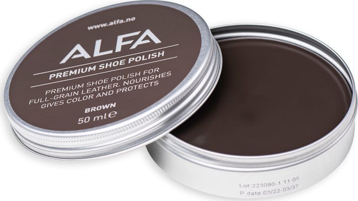 Alfa Alfa Shoe Care Polish Brown Alfa