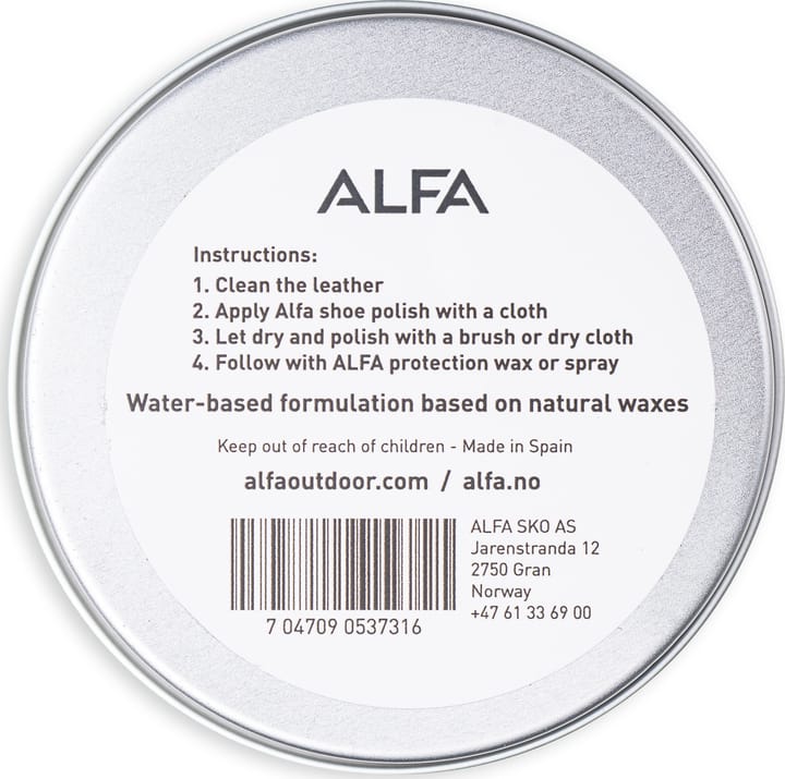 Alfa Alfa Shoe Care Polish Brown Alfa