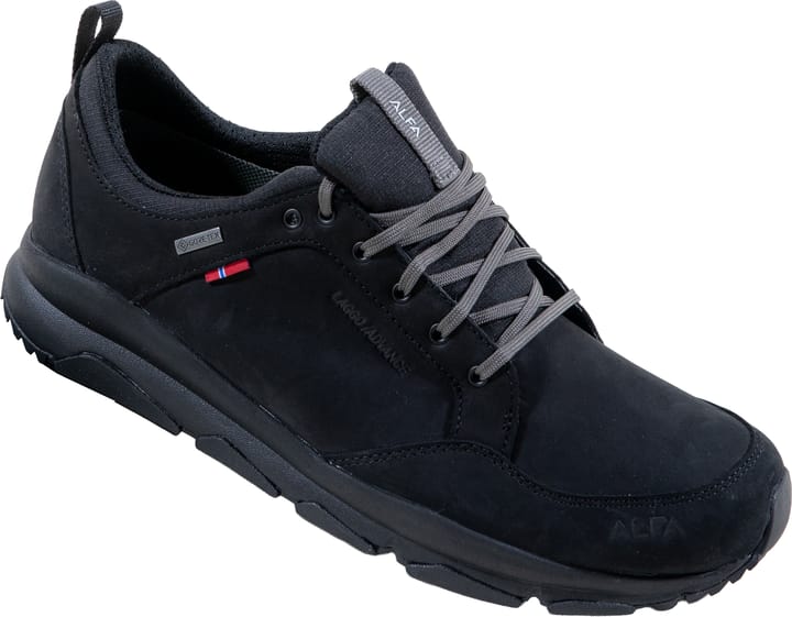Alfa Men's Laggo Leather GORE-TEX Black Alfa