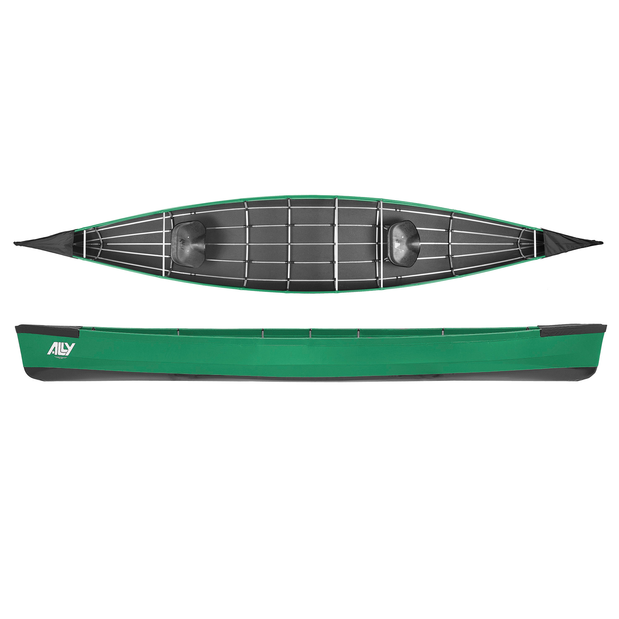 Ally Folding Canoe 17 DR Green