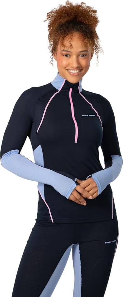 Kari Traa Women's Alma Half Zip Dark Navy Blue Kari Traa Kari Traa Women's Alma Half Zip Dark Navy Blue Kari Traa