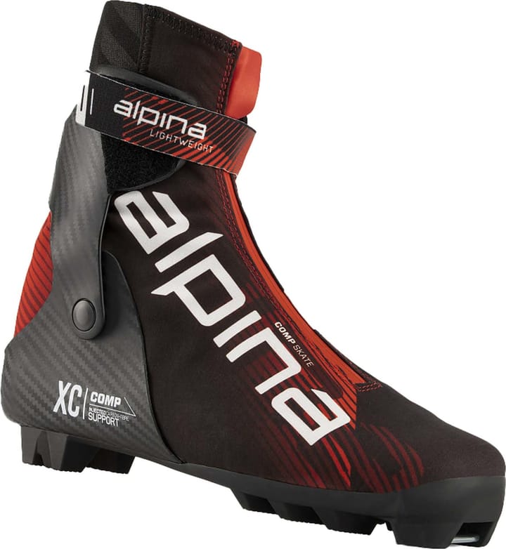 Alpina Unisex Comp Skate Black/Red Alpina