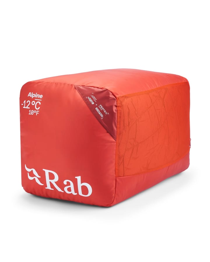 Rab Alpine -12c / 10f Dark Horizon/tuscan Red Rab