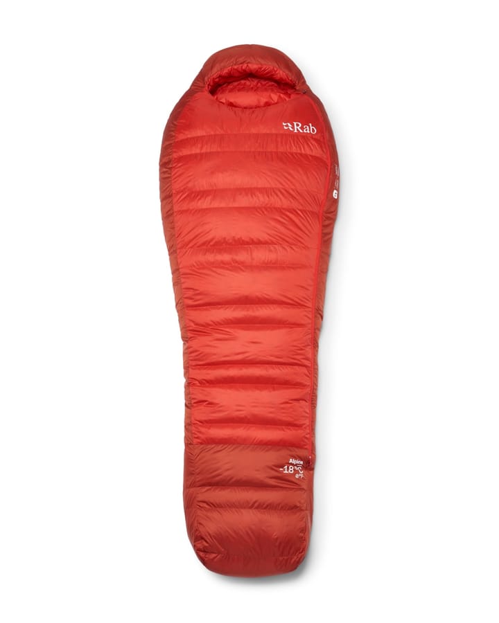 Rab Alpine -18c / 0f Dark Horizon/tuscan Red Rab