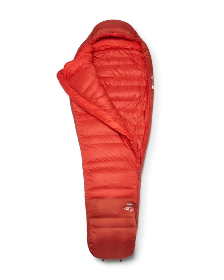 Rab Alpine -18c / 0f Dark Horizon/tuscan Red Rab