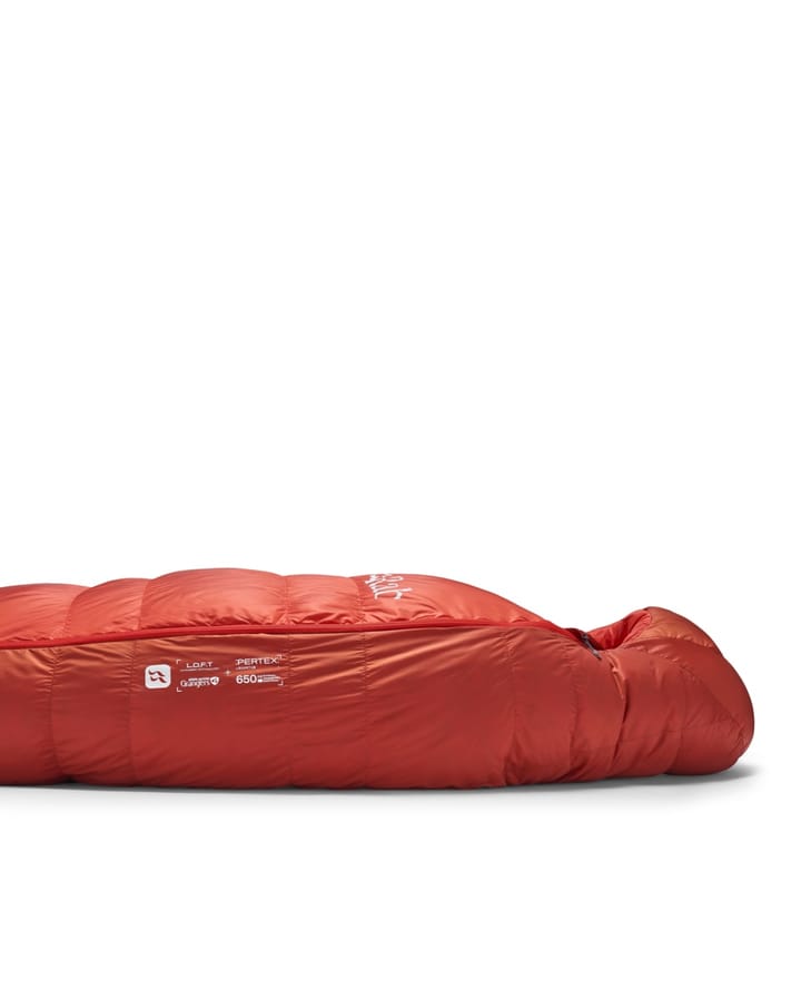 Rab Alpine -18c / 0f Dark Horizon/tuscan Red Rab
