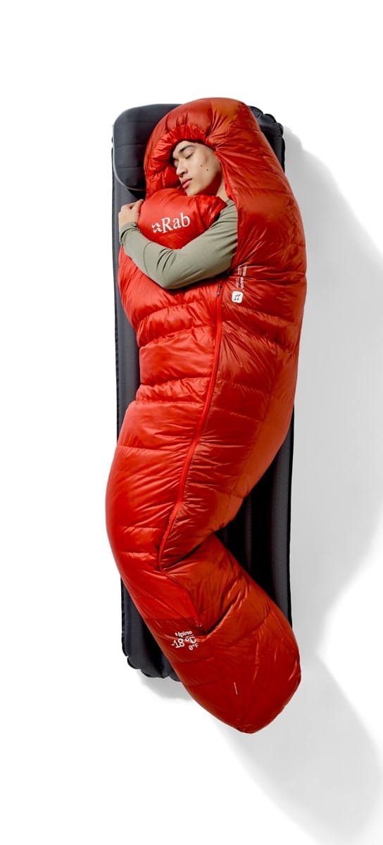 Rab Alpine -18c / 0f Dark Horizon/tuscan Red Rab