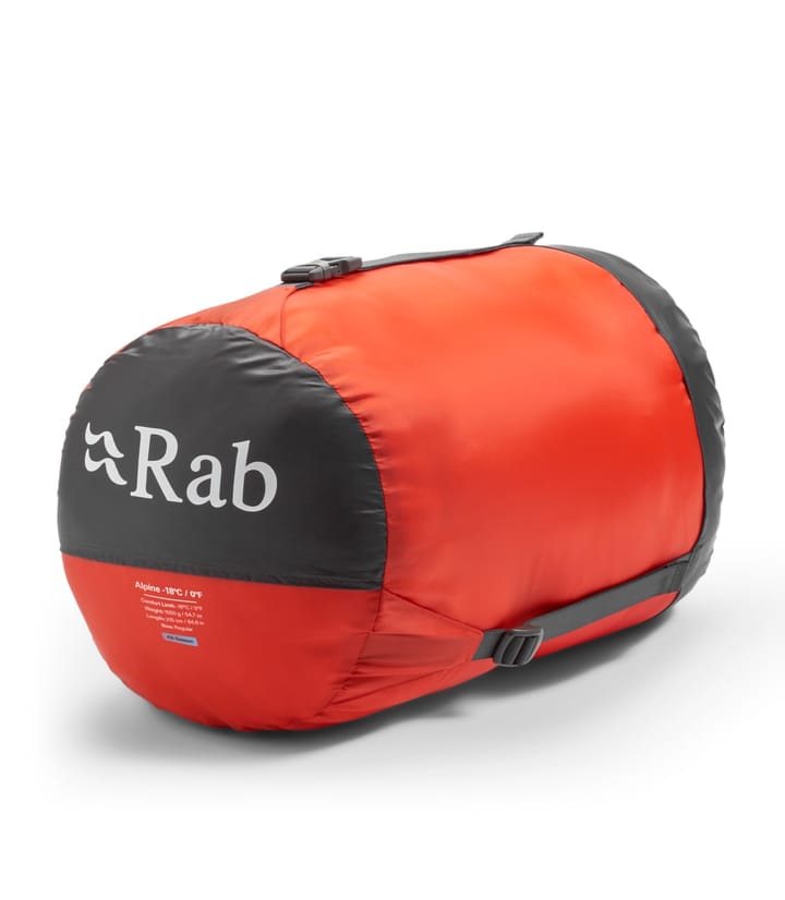 Rab Alpine -18c / 0f Dark Horizon/tuscan Red Rab