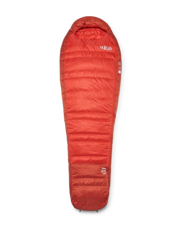 Rab Alpine -6c / 20f Dark Horizon/tuscan Red Rab