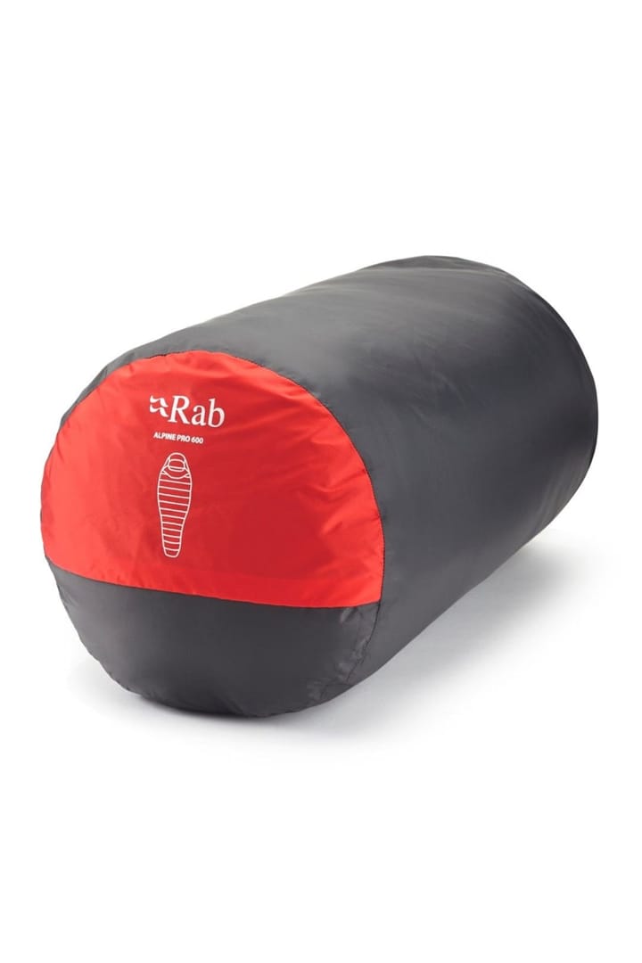 Rab Alpine Pro 600 Right Zip Fiery Red / Steel Rab
