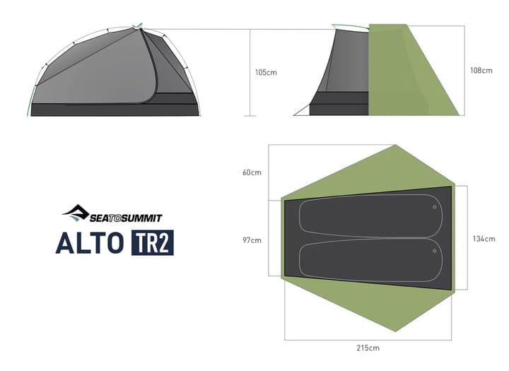 Sea To Summit Alto TR2 Green Sea to Summit